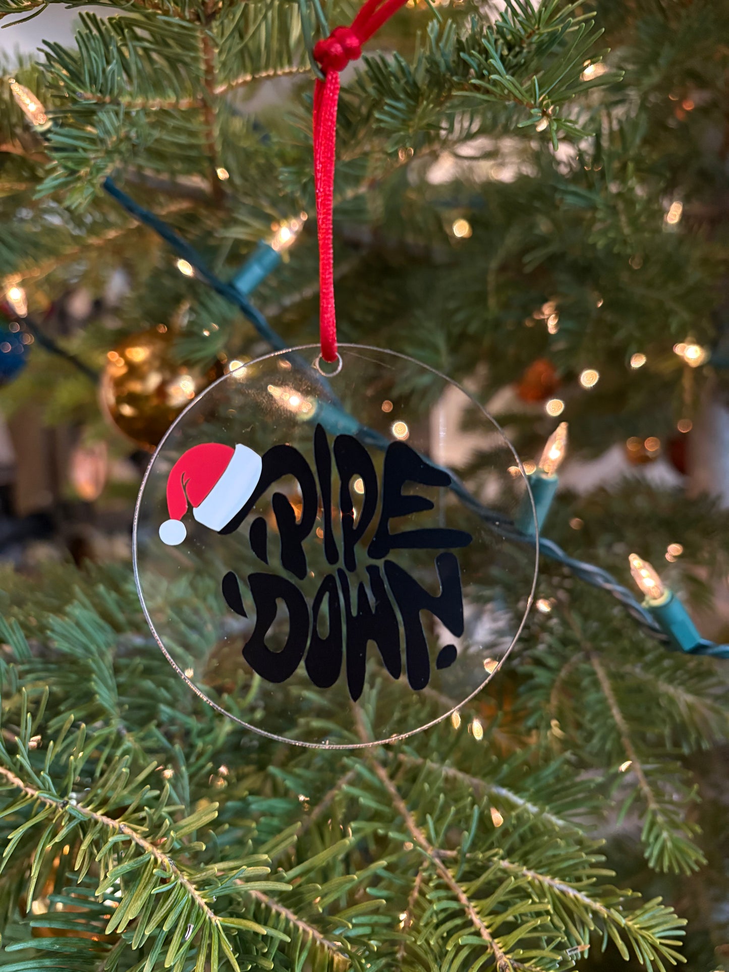PD Acrylic Tree Ornament