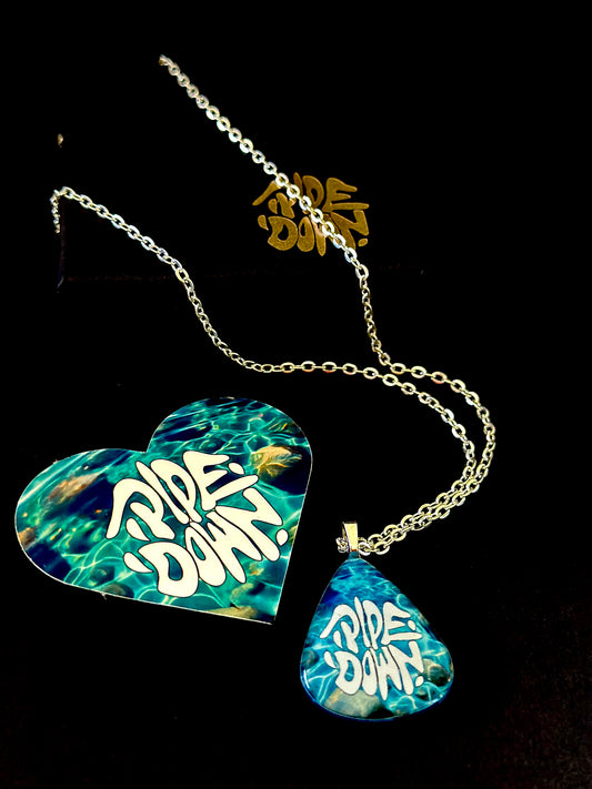 Pipe Down X Wando Creative Necklace - Tahoe Blue