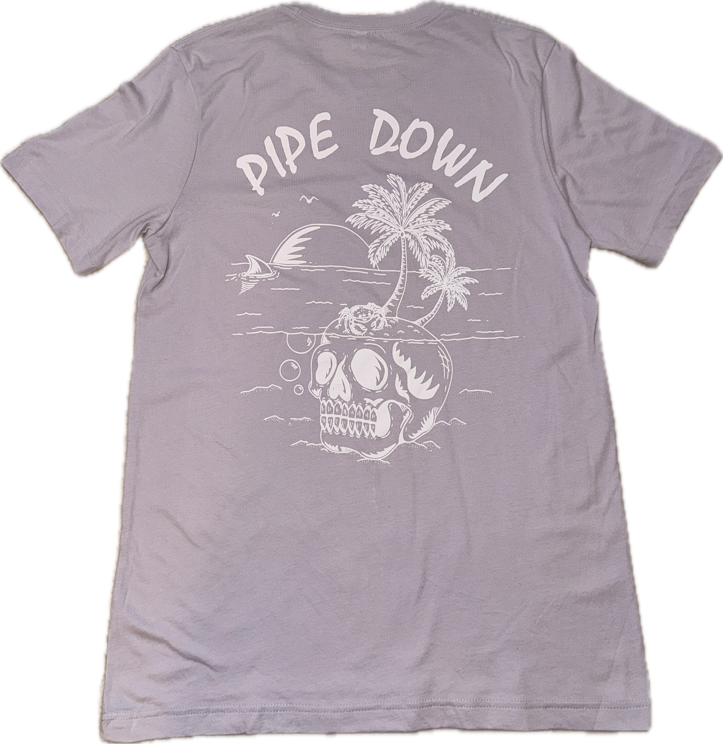 Pipe Down Island Skull T-Shirt