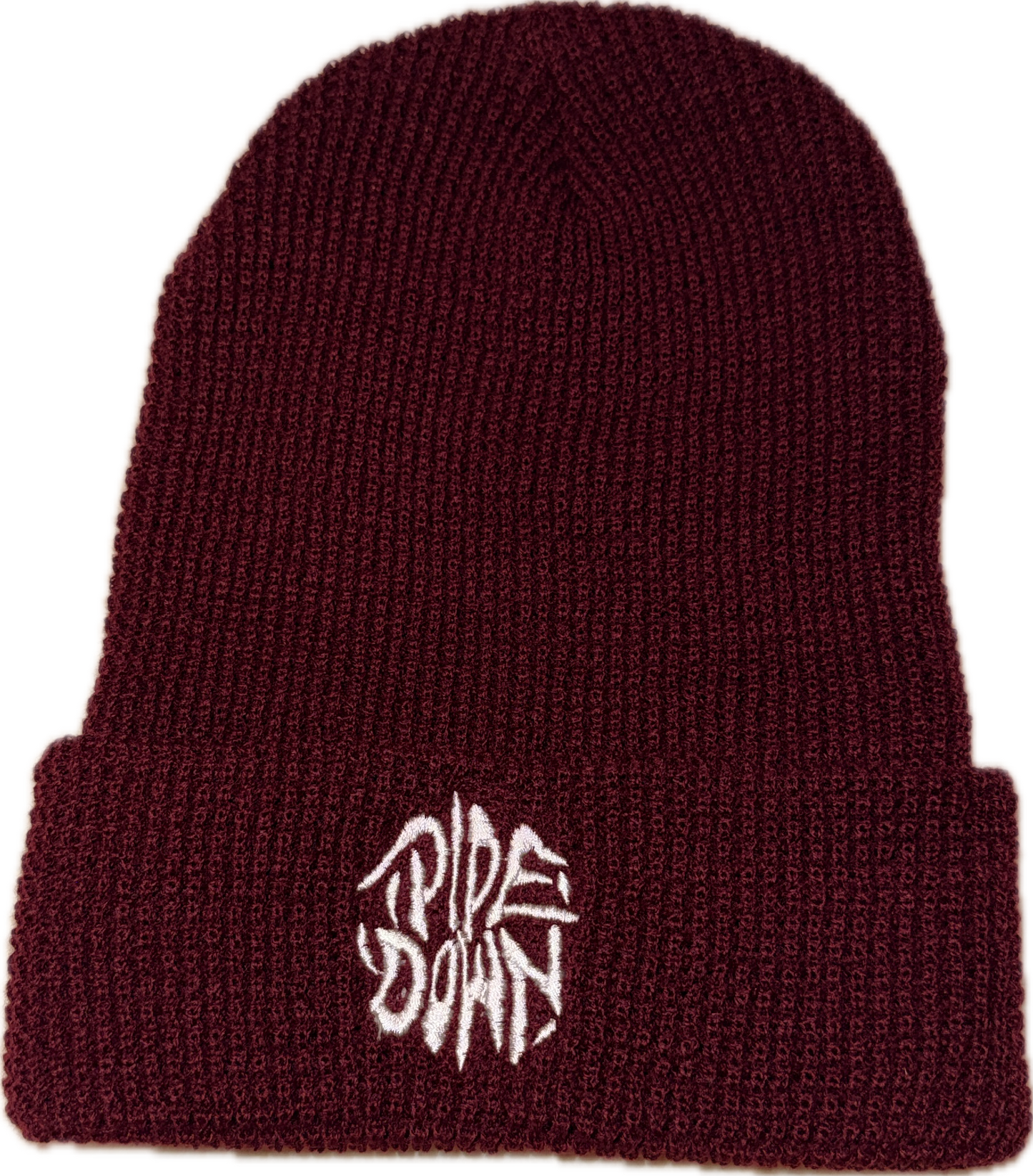 Pipe Down Waffle Knit Beanie